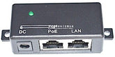 1 Port Passive Power over Ethernet Injector Gigabit - Requires External PSU 2.1mm Jack